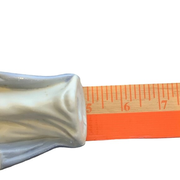 Vtg Porcelain Christmas Nativity Figurine Set Blue White Baby Jesus Mary Joseph - Picture 4 of 6